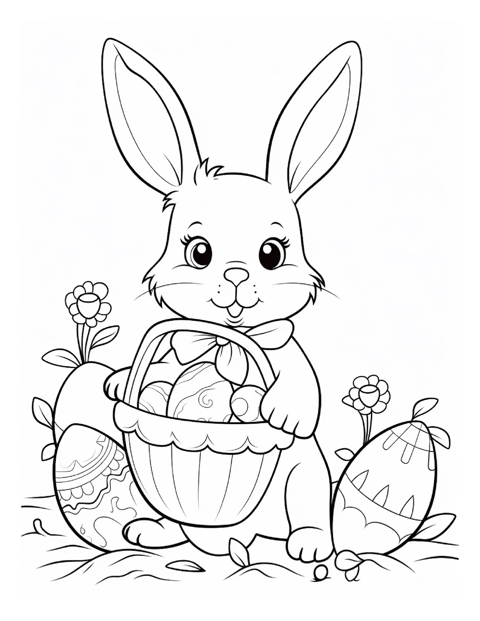 Best Seller 200 Easter Coloring Pages for Kids and Adults Printable ...