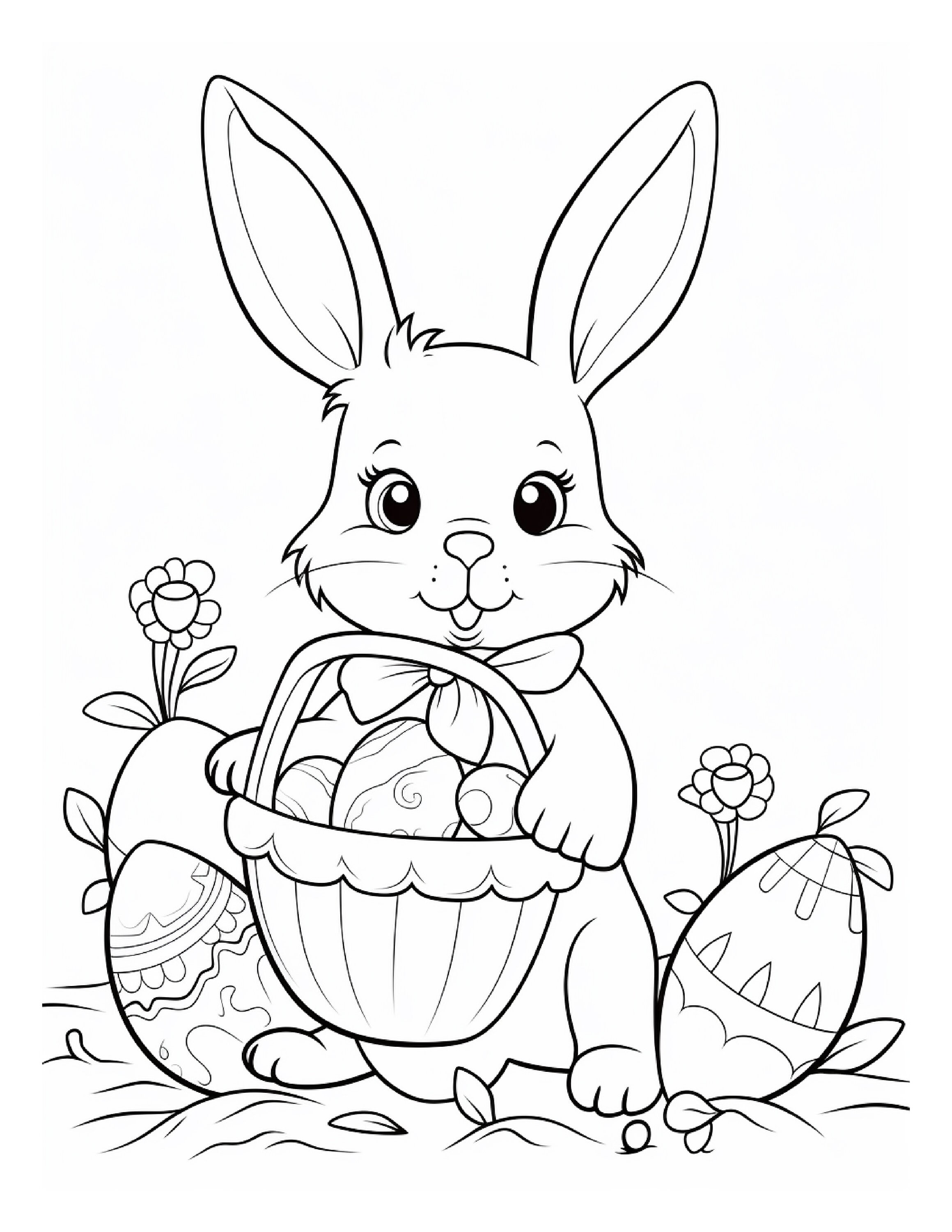 Best Seller 200 Easter Coloring Pages for Kids and Adults Printable ...