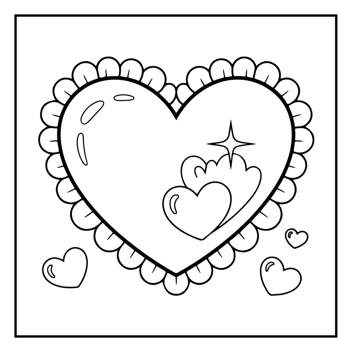 68 Valentines Day Coloring Pages Adults and Kids Coloring Pages ...