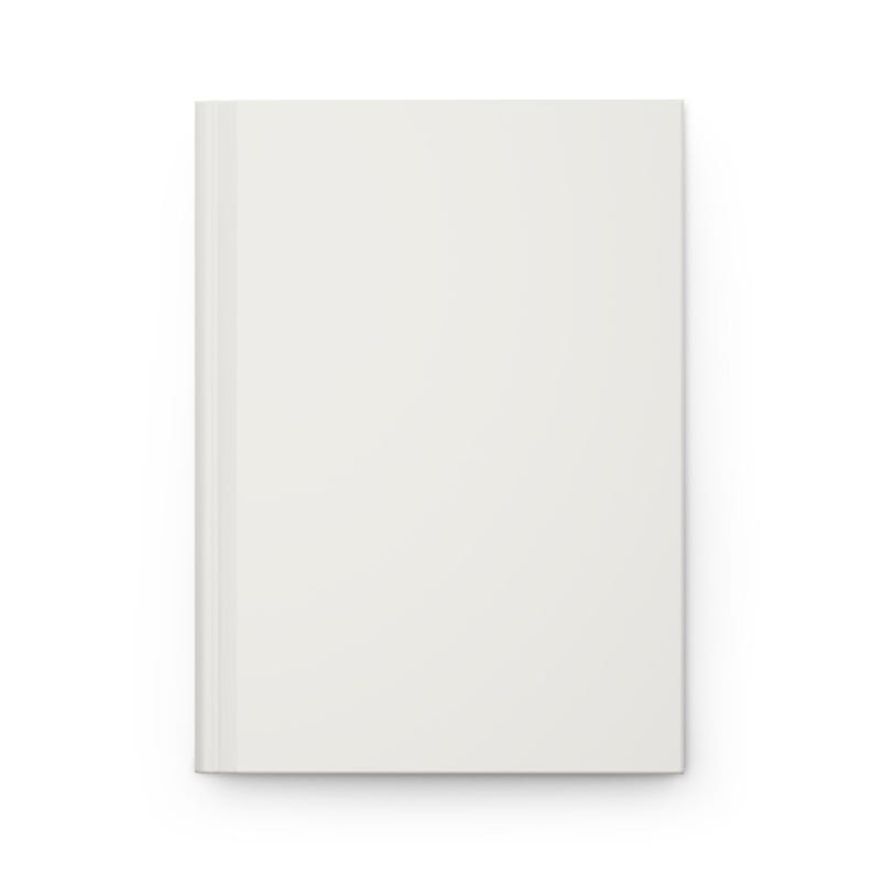 Biege Notebook Cloud White Beige Plain Journal Hardcover Notebook 5.75