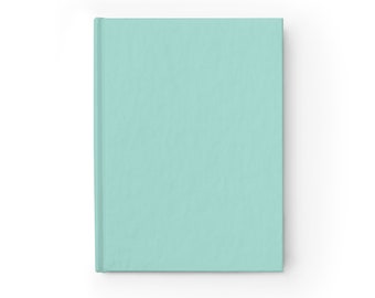 Plain Green Notebook Journal - 5x7 Inches Hardcover 128 Ruled Line Pages Best Selling Item Best Sellers Trending on Etsy