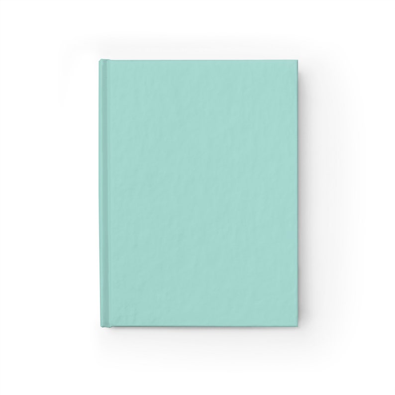 Plain Green Notebook Journal - 5x7 Inches Hardcover 128 Ruled Line ...