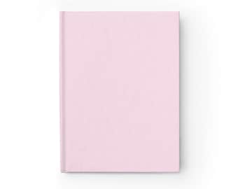 Plain Pink Notebook Journal - 5x7 Inches Hardcover 128 Ruled Line Pages Best Selling Item Best Sellers Trending on Etsy