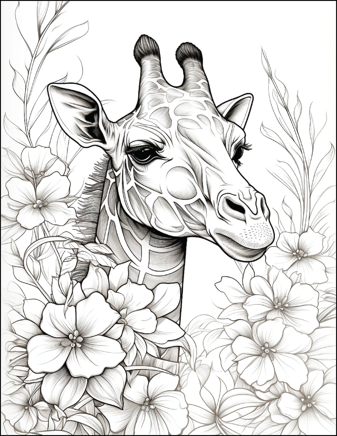 200 Safari Animals Coloring Pages Adults & Kids Coloring Pages ...