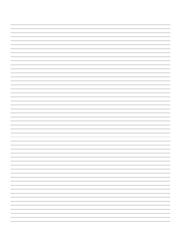 Letter Format Ruled Paper Best Seller 100 PRINTABLE Stationery Ruled Paper Bundle Lined 8 1/2 X ...
