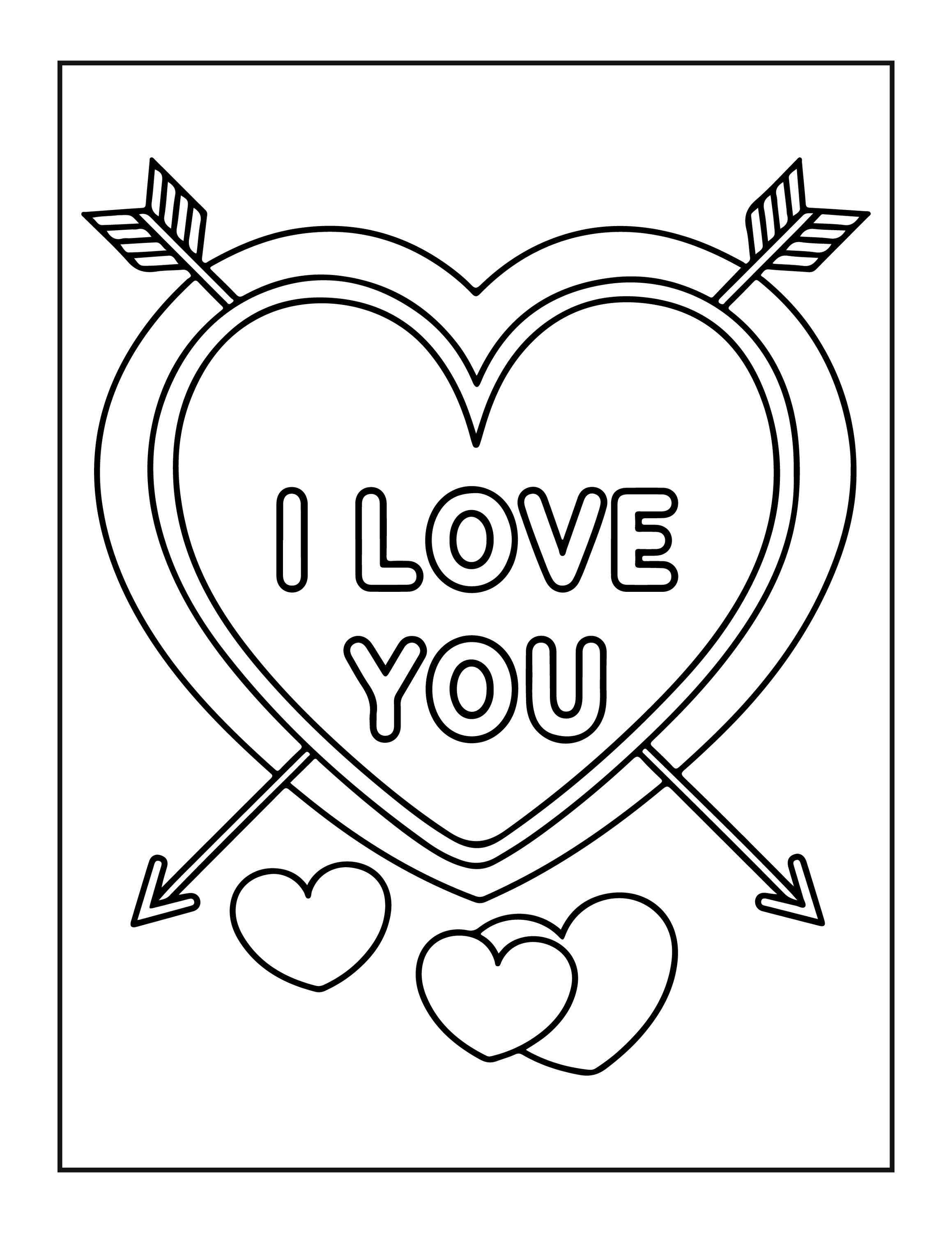 Valentines Day Coloring Pages for Kids 160 Pages Adult Kid Coloring ...