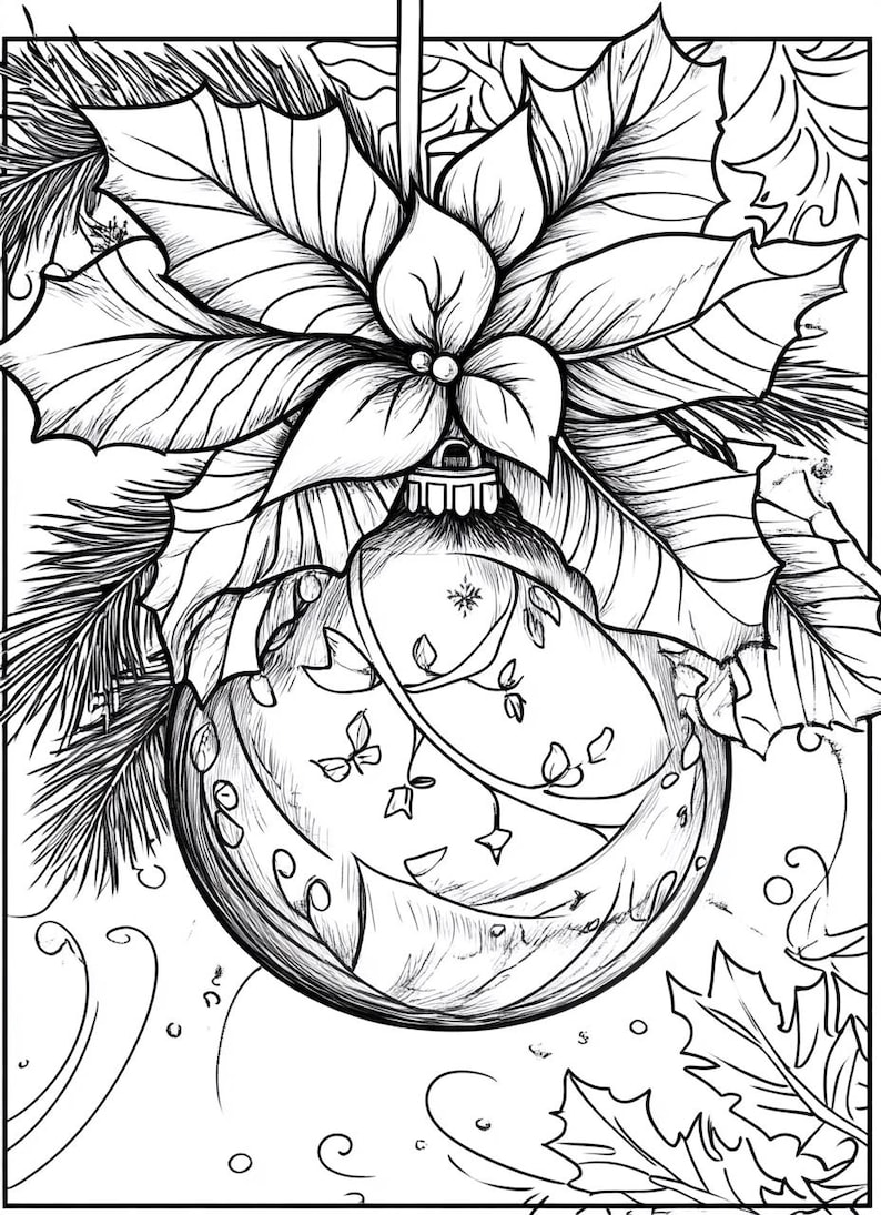 100 Merry Christmas Coloring Pages Adults and Kids Coloring Pages ...