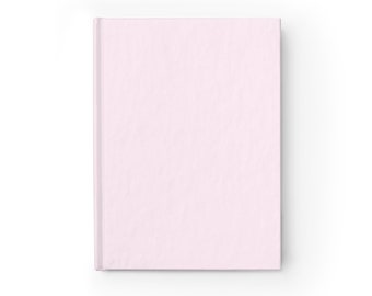 Plain Pink Notebook Journal - 5x7 Inches Hardcover 128 Ruled Line Pages Best Selling Item Best Sellers Trending on Etsy