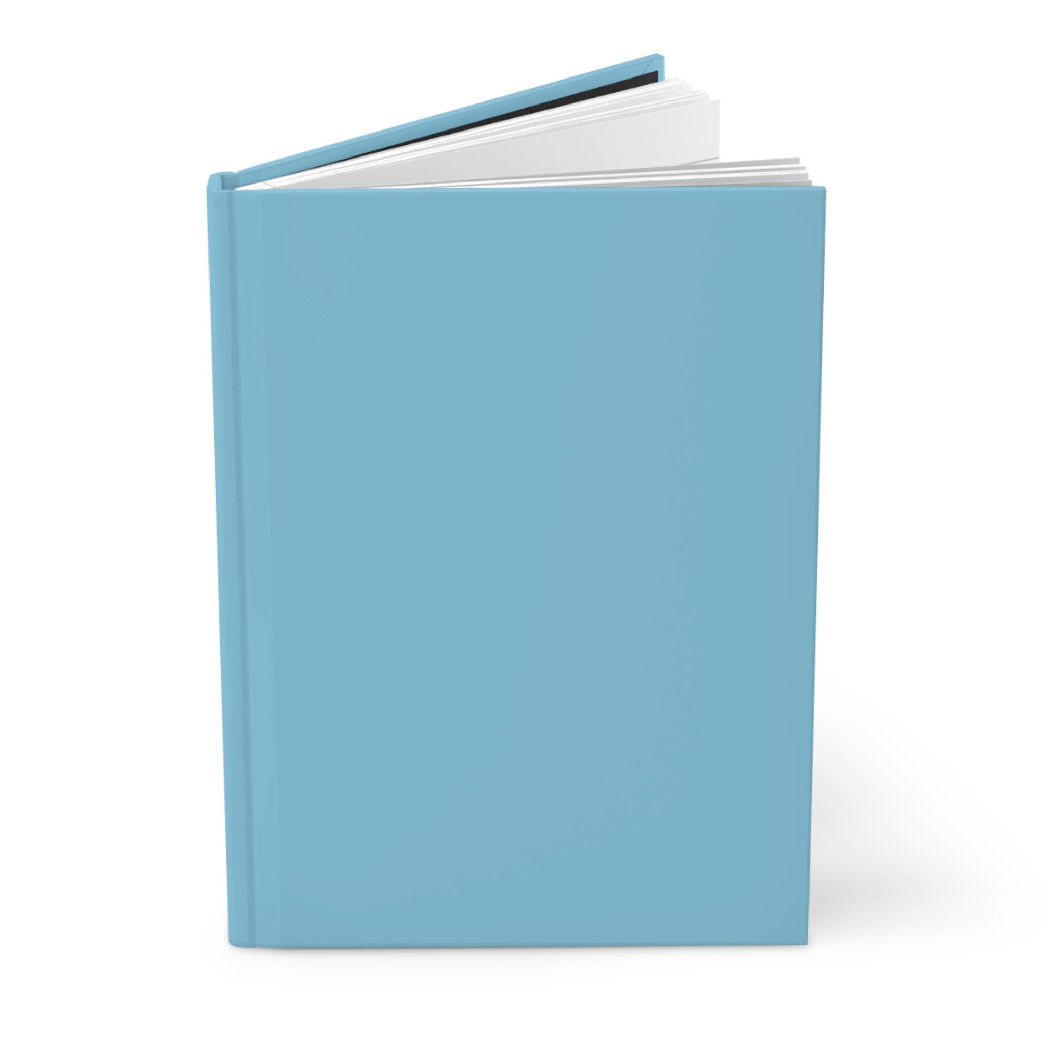 Sky Blue Plain Journal Hardcover Notebook 5.75"x8" 150 Lined Pages Best ...