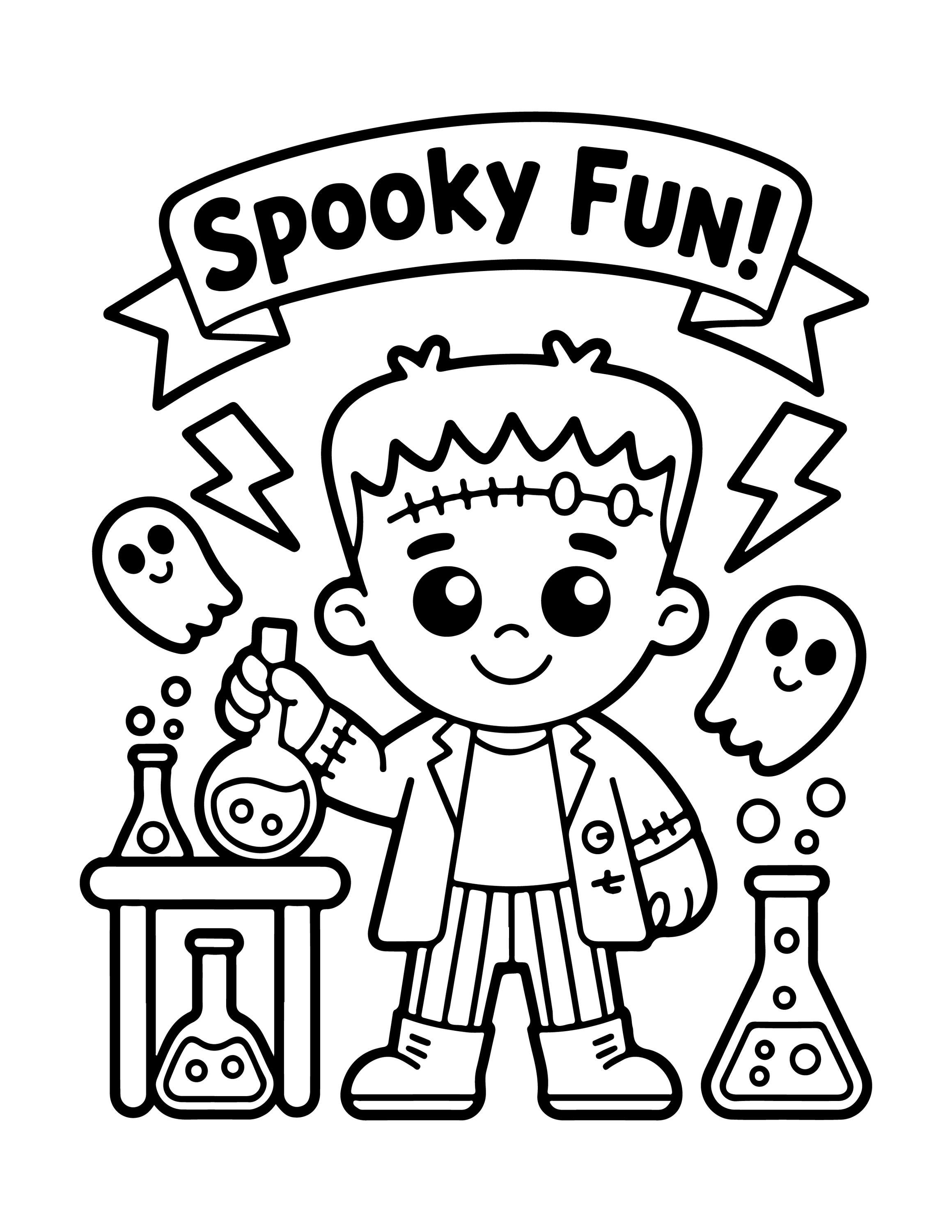 100 Halloween Coloring Pages for Kids and Adults Coloring Pages ...