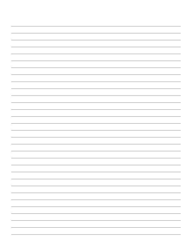 Best Seller 100 PRINTABLE Stationery Ruled Paper Bundle Lined 8 1/2 X ...
