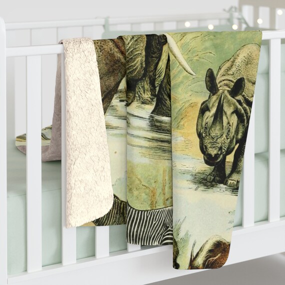 Vintage Animal Blanket Sherpa Fleece Blanket 50x60 60x80 Best