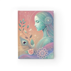 Artificial Intelligence AI Colorful Floral Notebook Journal - 5x7 Inches Hardcover 128 Ruled Line Pages Best Selling Best Sellers Popular