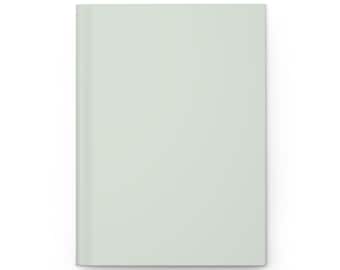 Quaderno con copertina rigida, verde chiaro pastello, verde bambino, 5,75"x8", 150 pagine a righe, articolo più venduto, tendenza più popolare