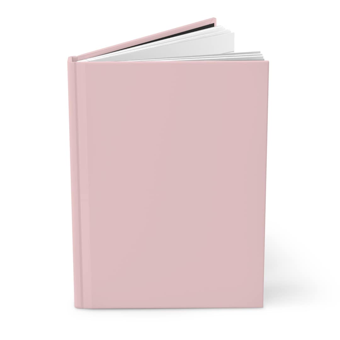 Journal Shell Case Shell Pink Plain Journal Hardcover Notebook 5.75