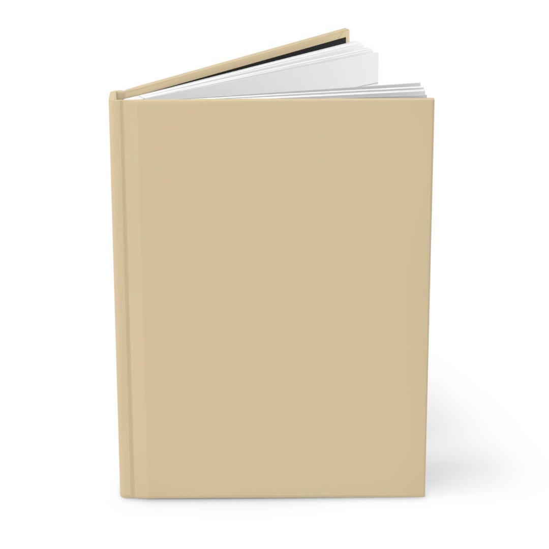 Biege Notebook Wheat Beige Plain Journal Hardcover Notebook 5.75