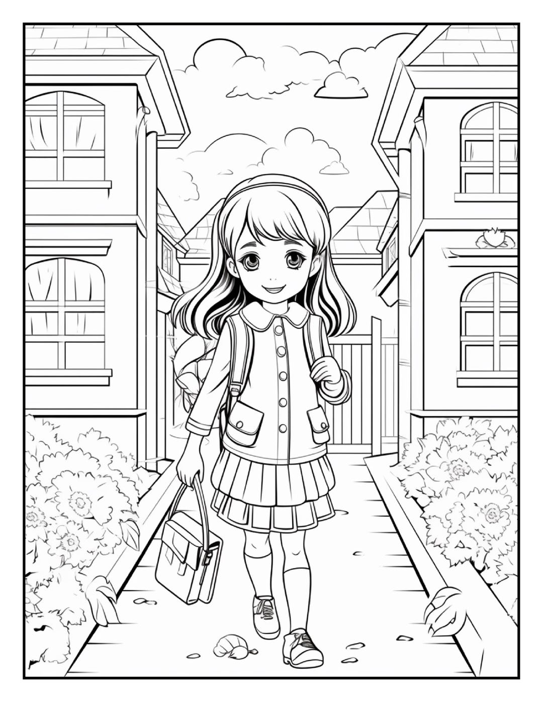 100 pagine da colorare per il ritorno a scuola per bambini PDF