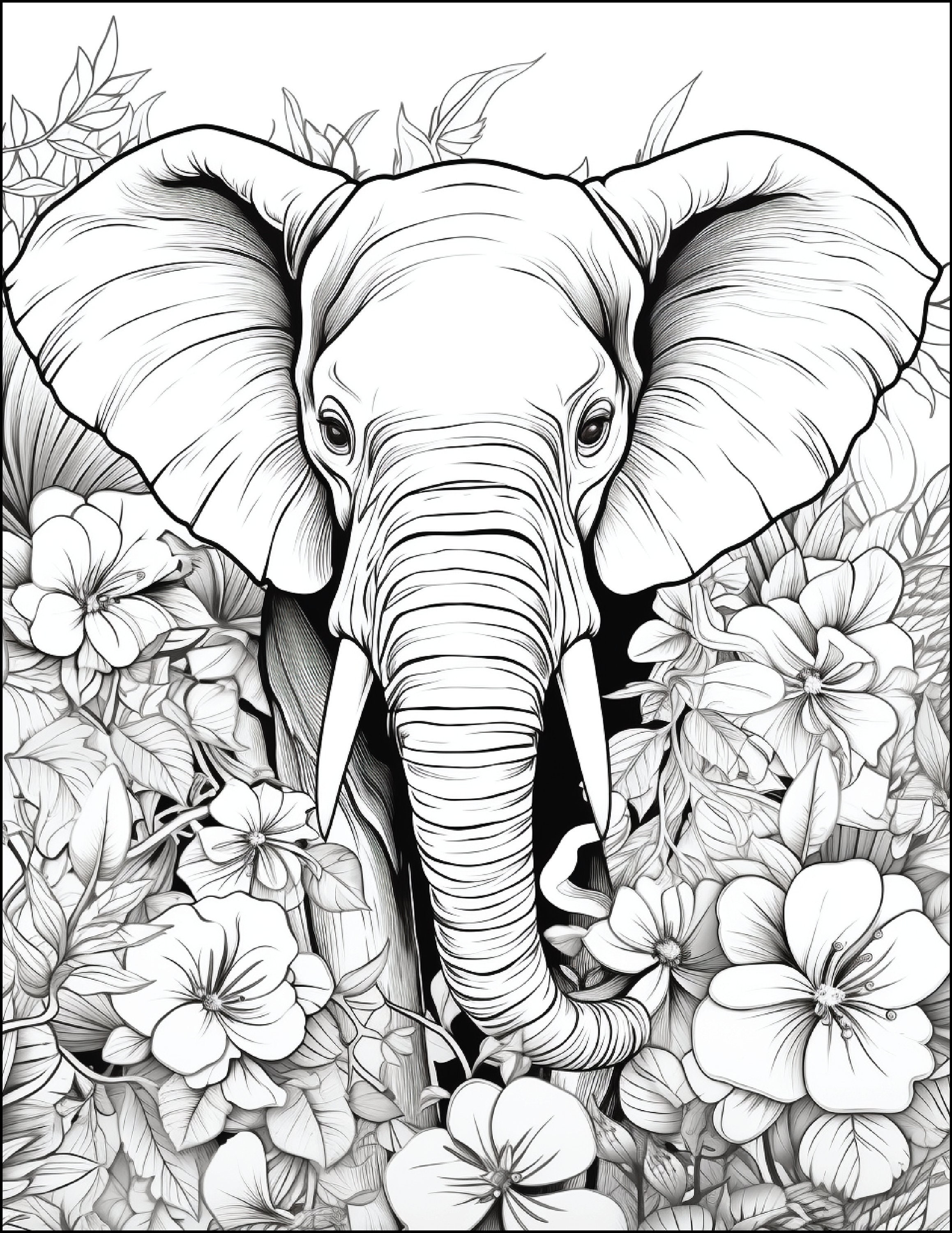 200 Safari Animals Coloring Pages Adults & Kids Coloring Pages ...