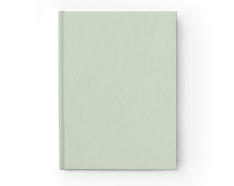 Plain Green Notebook Journal - 5x7 Inches Hardcover 128 Ruled Line Pages Best Selling Item Best Sellers Trending on Etsy