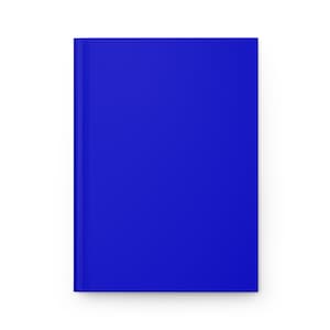 Schlichtes Royalblau-Journal Hardcover-Notizbuch, 15 x 20 cm 150 linierte Seiten Bestseller-Artikel Beliebtestes Trending-Element Boho Chic Plain Notebooks Bild 1