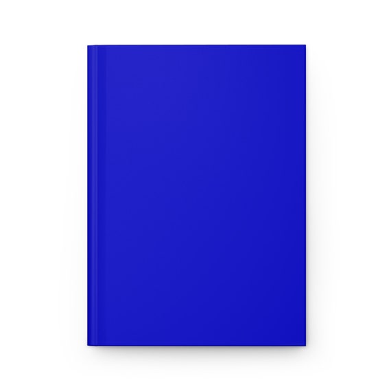 Plain Royal Blue Journal Hardcover Notebook, 5.75"x8" 150 Lined Pages Best Selling Item Most Popular Trending Item Boho Chic Plain Notebooks