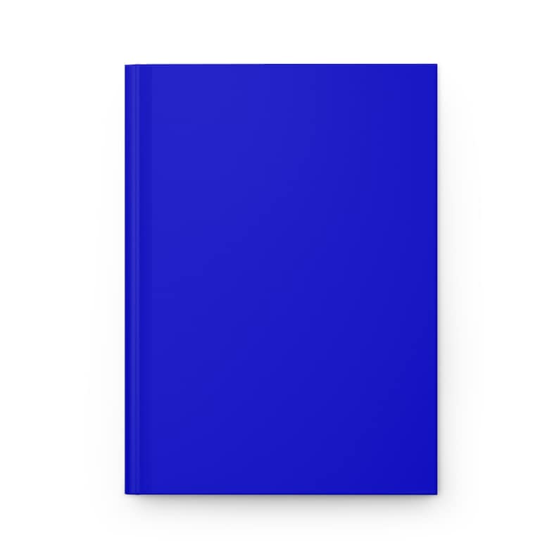 Schlichtes Royalblau-Journal Hardcover-Notizbuch, 15 x 20 cm 150 linierte Seiten Bestseller-Artikel Beliebtestes Trending-Element Boho Chic Plain Notebooks Bild 1