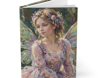 Fairy Princess Whimsical Journal Hardcover Notebook 5.75"x8" 150 Lined Pages Best Selling Item Most Popular Item Trending Plain Notebook