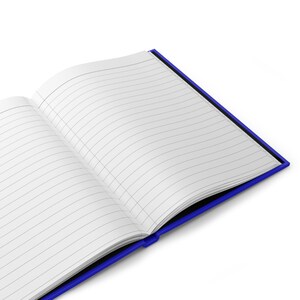 Schlichtes Royalblau-Journal Hardcover-Notizbuch, 15 x 20 cm 150 linierte Seiten Bestseller-Artikel Beliebtestes Trending-Element Boho Chic Plain Notebooks Bild 4