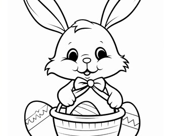 200 Easter Coloring Pages Adults & Kids Coloring Pages Printable Digital Instant Download PDF Best Selling Item Most Popular Item