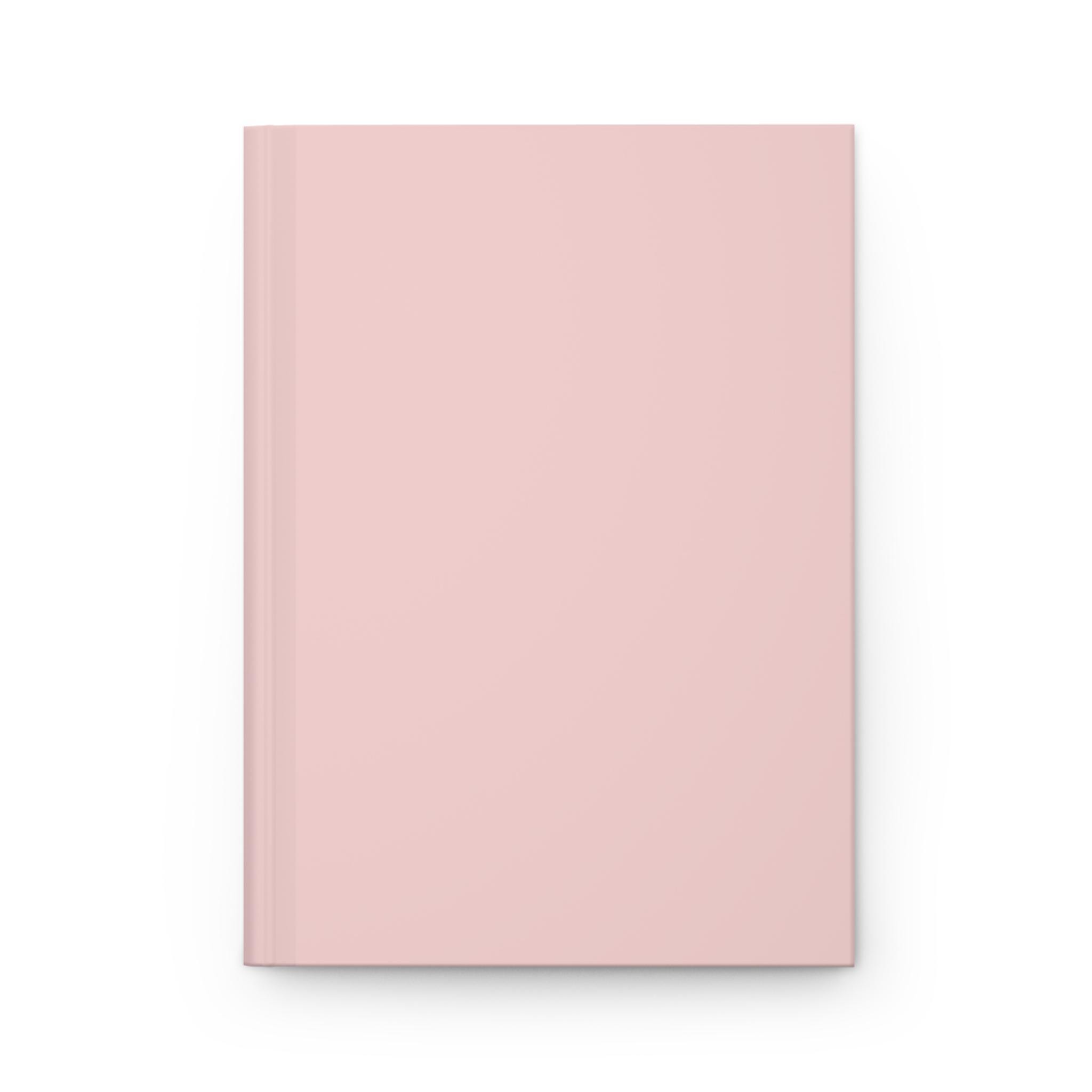 Shell Pink Plain Journal Hardcover Notebook 5.75"x8" 150 Lined Pages ...
