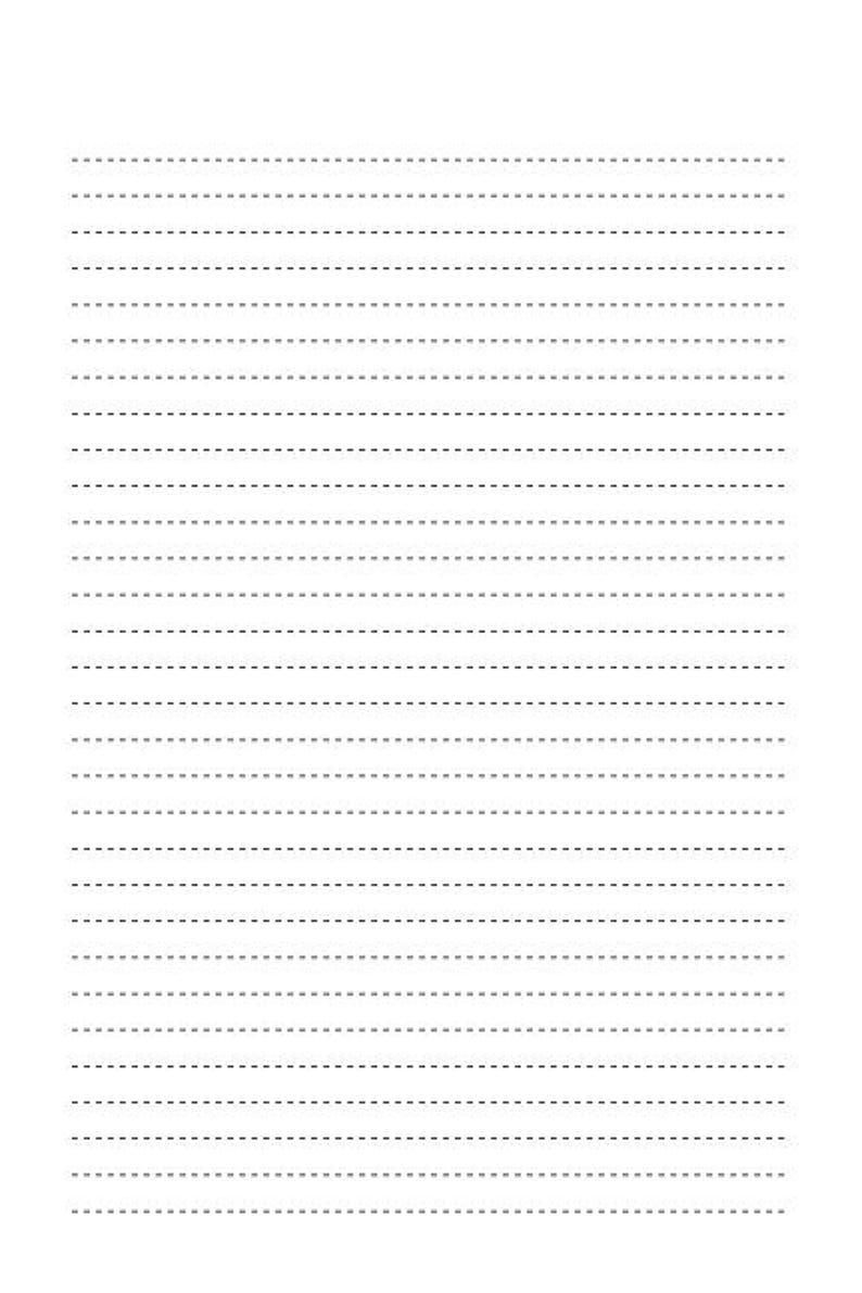 Best Seller 100 PRINTABLE Stationery Lined Ruled Paper Bundle Lined 6x9 ...