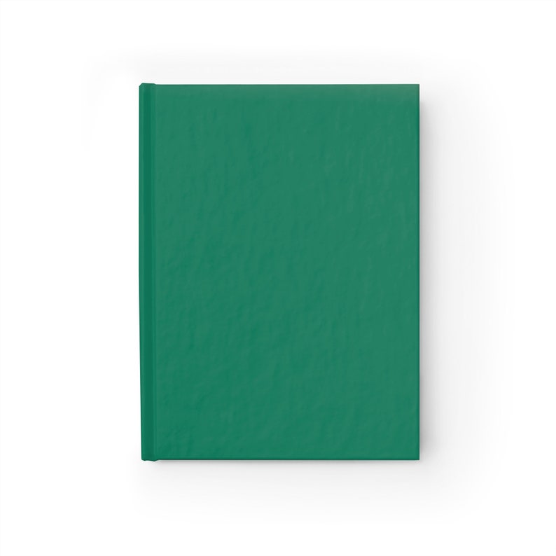Vintage Notebook Green Notebook Journal - 5x7 Inches Hardcover 128 ...