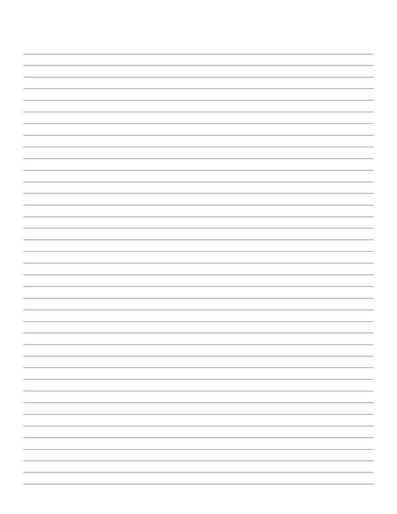 Best Seller 100 PRINTABLE Stationery Ruled Paper Bundle Lined 8 1/2 X ...