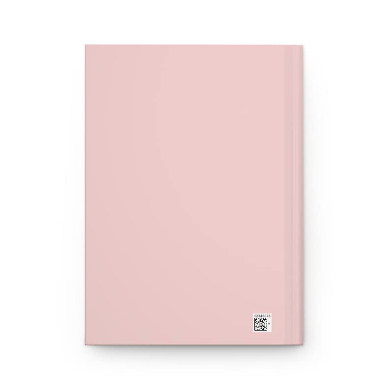 Shell Pink Plain Journal Hardcover Notebook 5.75"x8" 150 Lined Pages ...
