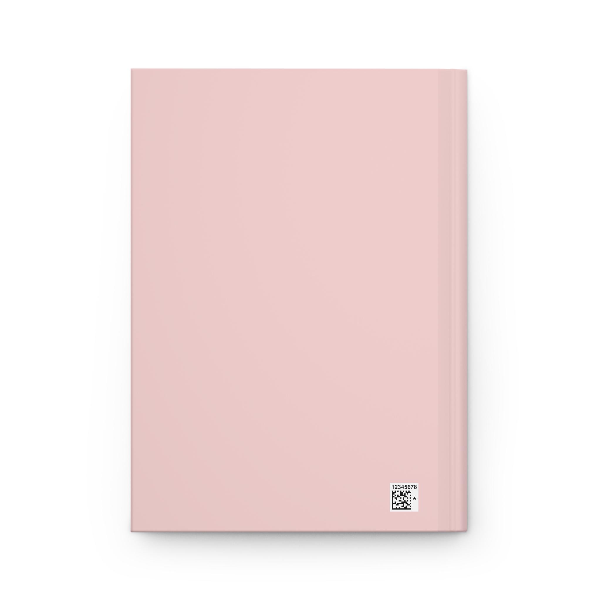Shell Pink Plain Journal Hardcover Notebook 5.75"x8" 150 Lined Pages ...