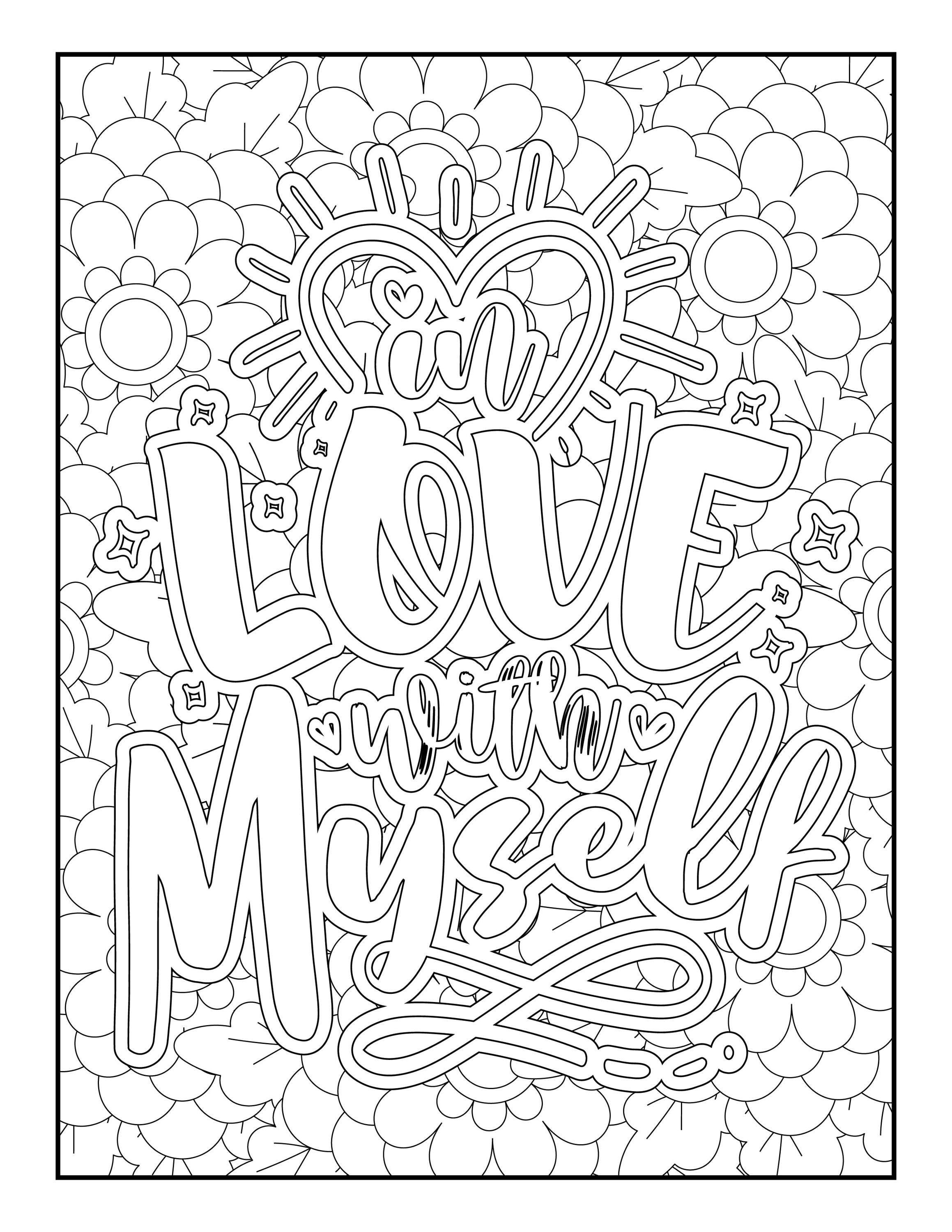 Valentines Day Coloring Pages 40 Pages Adults and Kids Printable ...