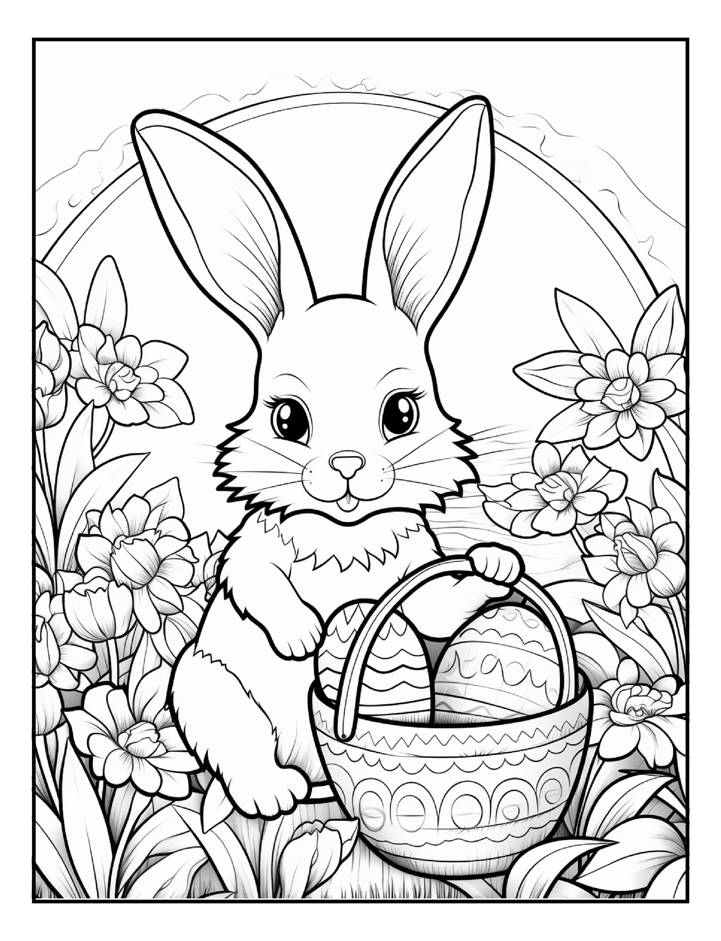 Best Seller 200 Easter Coloring Pages for Kids and Adults Printable ...