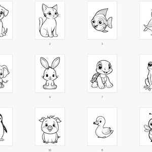 300+ Easy Coloring Pages for Kids Bundle Pages for Kids and Adults ...