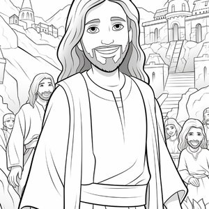 145 Bible Coloring Pages for Kids Coloring Pages Printable Digital Instant Download PDF Best Selling Item Popular Item image 6