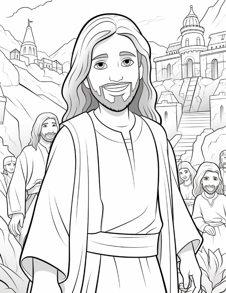 145 Bible Coloring Pages for Kids Coloring Pages Printable Digital Instant Download PDF Best Selling Item Popular Item image 6