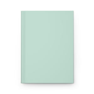 Plain Light Green Pastel Green Baby Green Journal Hardcover Notebook, 5.75&quot;x8&quot; 150 Lined Pages, Best Selling Item Most Popular Trending