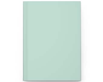 Quaderno con copertina rigida, verde chiaro pastello, verde bambino, 5,75"x8", 150 pagine a righe, articolo più venduto, tendenza più popolare