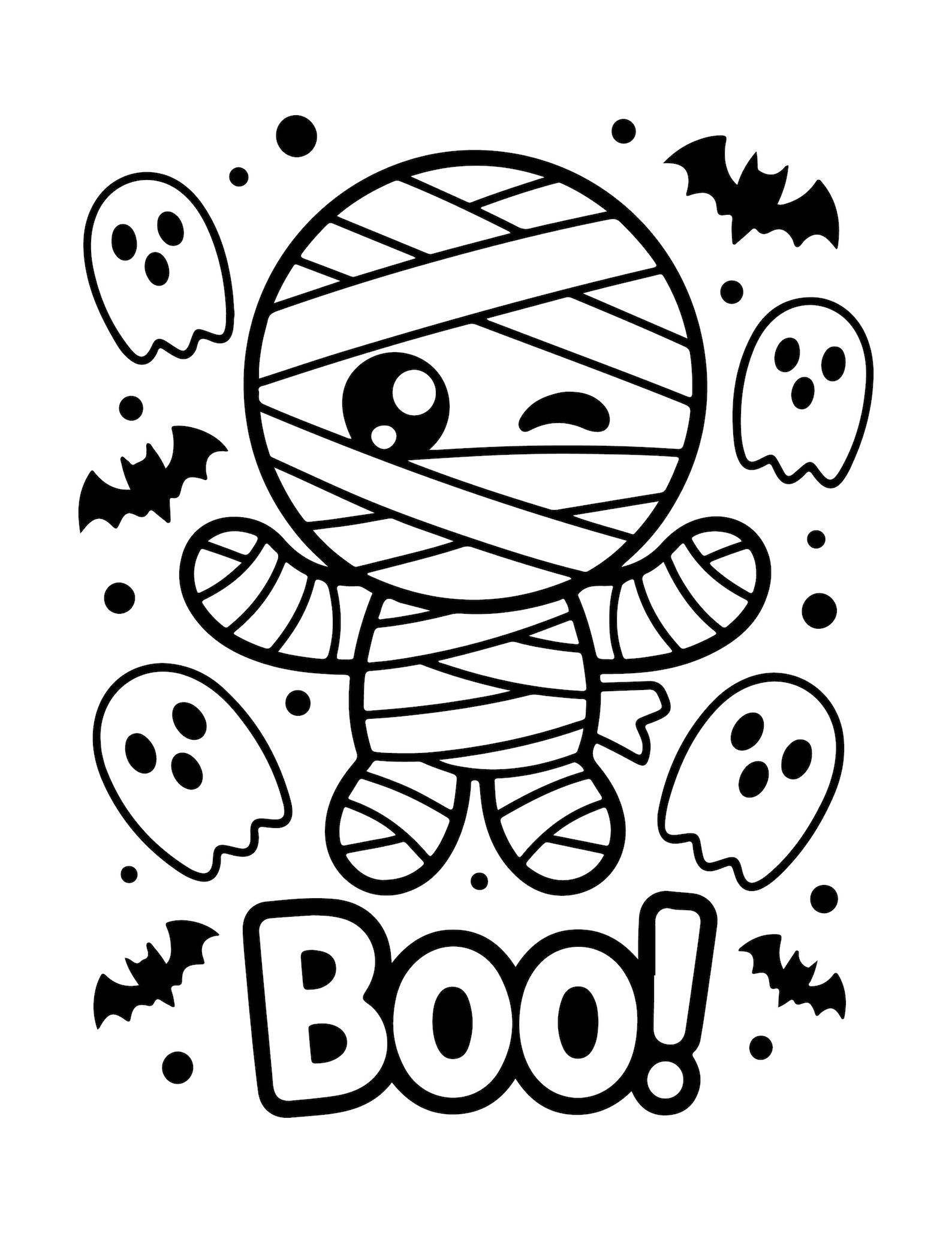 100 Halloween Coloring Pages for Kids and Adults Coloring Pages ...