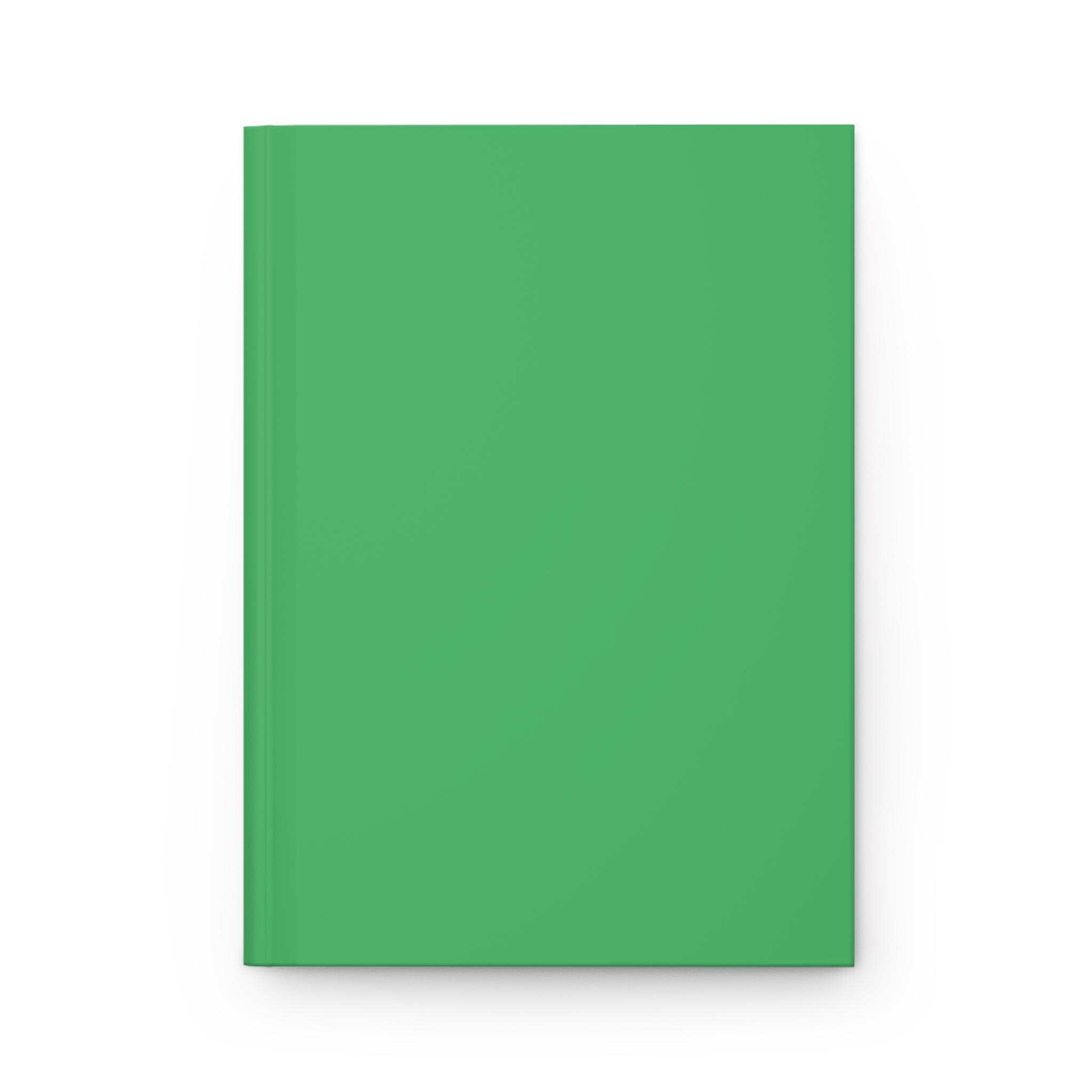 Kelly Green Plain Journal Hardcover Notebook 5.75"x8" 150 Lined Pages ...