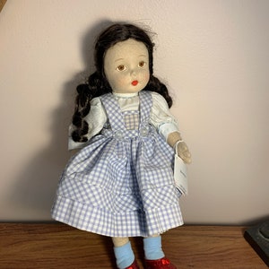 RedStoreVintage Presents Vintage Madame Alexander Cloth Wizard of Oz Dorothy Doll 14 inches 2000 with tag