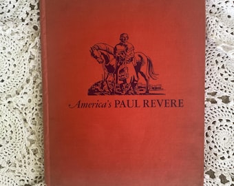 RedStoreVintage Presents Vintage 1946 Hardcover America's Paul Revere by Esther Forbes