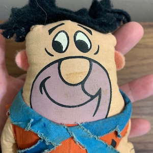 RedStoreVintage Present Vintage Knickerbocker Fred flintstone doll 7 inches 1972