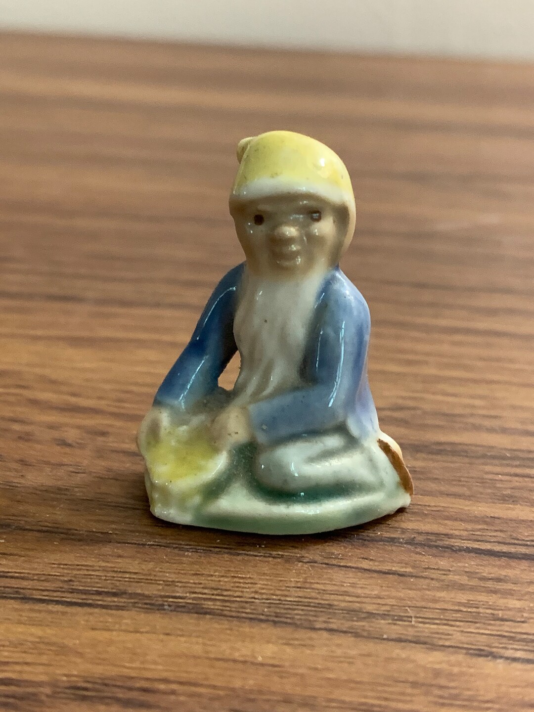 Redstorevintage Presents Vintage Wade Figurines Elf Leprechaun Red Rose Tea Wade Whimsie Yellow