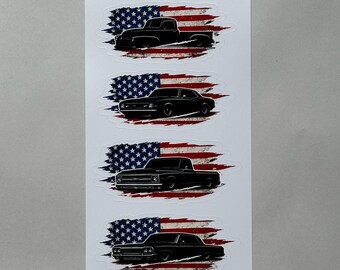 Pegatinas para coches/camiones antiguos
