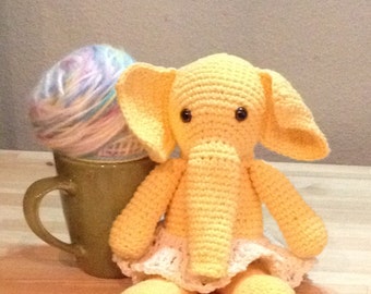 Handmade Crochet Elephant